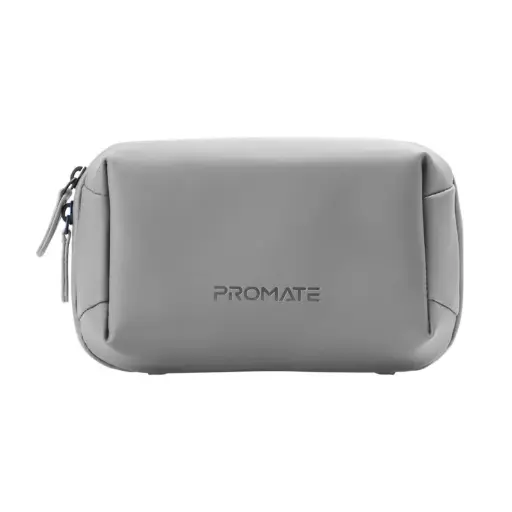 [DNA0041469] Promate Velvena Mini Tech Organizer Pouch - Grey
