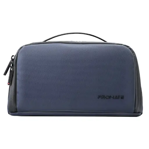 [DNA0041475] Promate Velura Large-Capacity Tech Accessory Pouch - Blue
