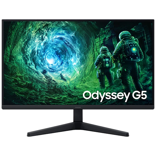 [DNA0041611] سامسونج (Odyssey G5 G53F) شاشة ألعاب مقاس 27 بوصة بدقة (QHD) ولوحة (IPS) بتردد 200 هرتز ووقت استجابة 1 مللي ثانية - أسود