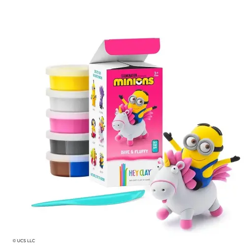 [DNA0042381] HEY CLAY - Dave & Fluffy, Series Minions, 5 cans