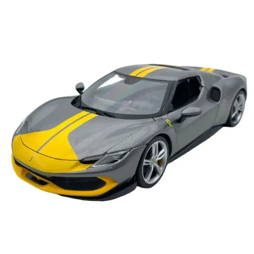 [DNA0046424] Bburago 1:18 Ferrari R & P 296 GTB Assetto Fiorano - Grey