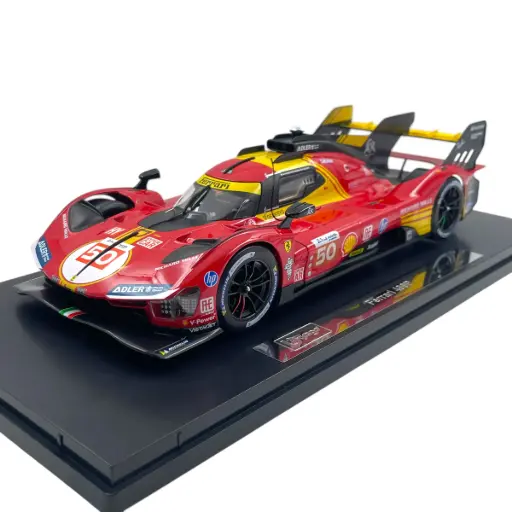 [DNA0046428] Bburago 1:18 Ferrari Racing - 499P (24H LE MANS CHAMPION 2024)