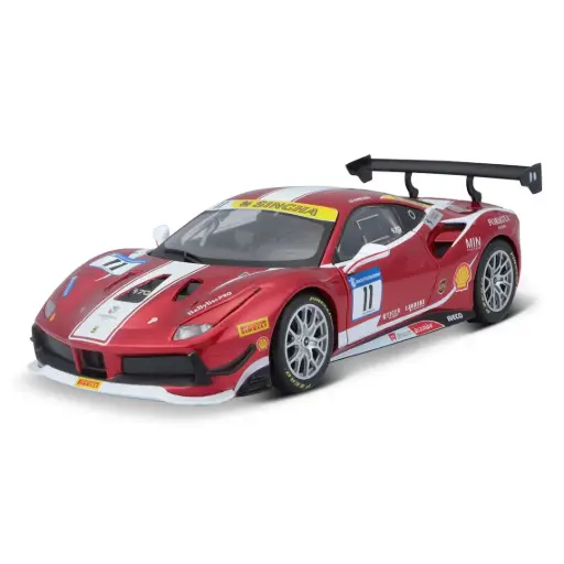 [DNA0046444] Bburago 1:24 ferrari 488 Challenge (Formula Racing 2017)