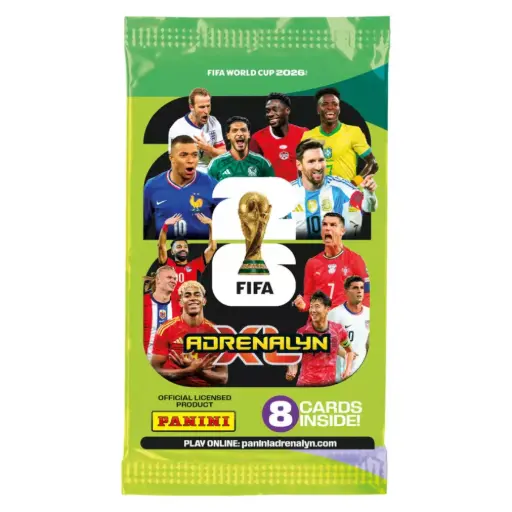 [DNA0050534] Panini FIFA World Cup 2026 Adrenalyn XL Booster Pack - 8 Cards