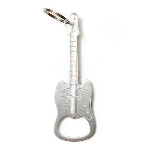[DNA0054039] Kikkerland Guitar Keychain Bottle Opener