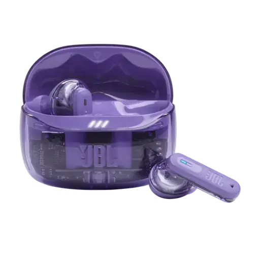 [DNA0055596] JBL Tune Beam 2 True Wireless Noise-Cancelling Earbuds - Ghost Purple