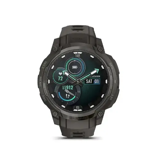 [DNA0055613] جارمن Instinct Crossover AMOLED ساعة ذكية GPS - فحمي