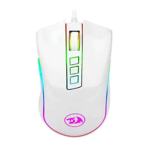 [DNA0055759] ريدراجون M711W-1 ماوس ألعاب باللون الأبيض