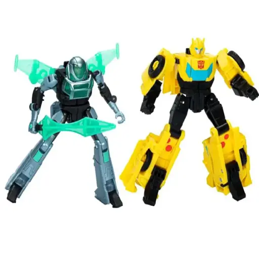 [DNA0057113] Hasbro Transformers EarthSpark Cyber-Combiner Bumblebee & Mo Malto Figure 2-Pack