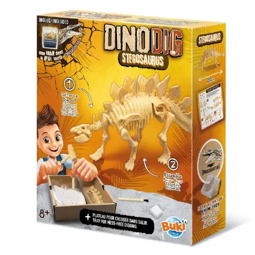 [DNA0057676] BUKI France Dino Dig - Stegosaurus