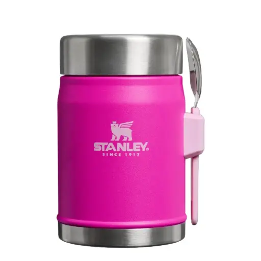 [DNA0058837] Stanley Classic Legendary Food Jar + Spork 0.4L / 14oz – Violet Blossom