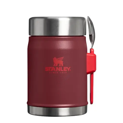 [DNA0058841] Stanley Classic Legendary Food Jar + Spork 0.4L / 14oz – Cranberry