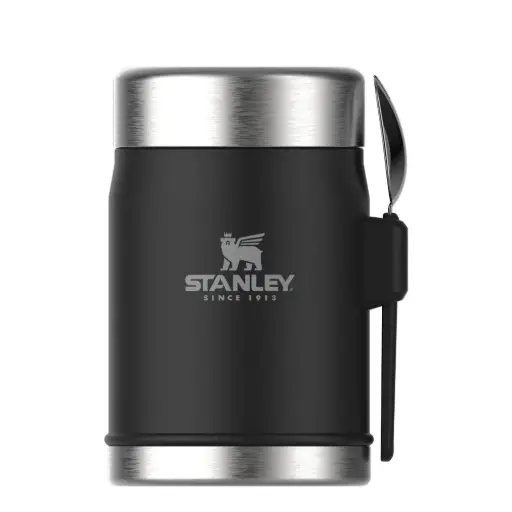 [DNA0058855] Stanley Classic Legendary Food Jar + Spork 0.4L / 14oz – Black