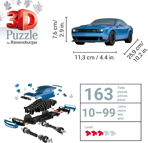 Ravensburger باتمان حامل أقلام ثلاثي الأبعاد 54 قطعة لغز