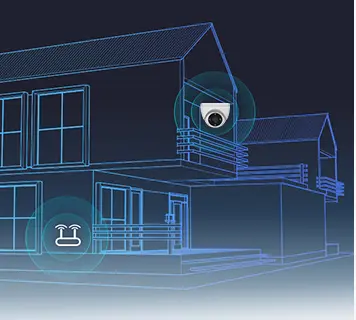 Ezviz H4 2K Caméra tourelle intelligente Wi-Fi - 3 MP - 2,8 mm - Couleur nocturne - Microphone et haut-parleur - IP67 12 V-DC (2).webp