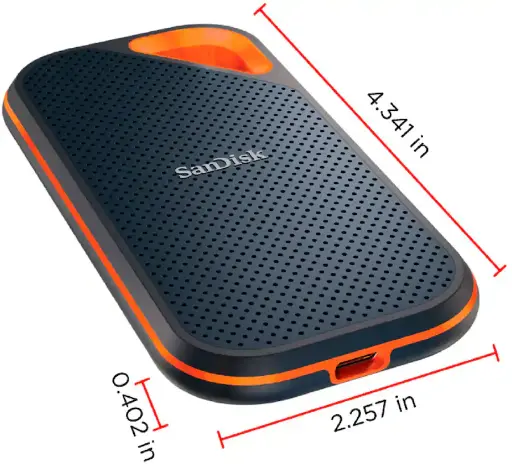قرص سانديسك SSD خارجي برو 2 تيرابايت E81 2000MBIS