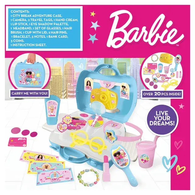 Barbie - Sinco Creations Barbie City Break Adventure Playset - 20 Pcs (1).webp