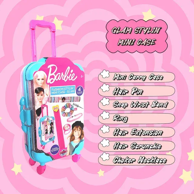 Barbie - Sinco Creations Barbie Fashion Stylin' Mini Case - Color May Vary - 1Pc (3).webp