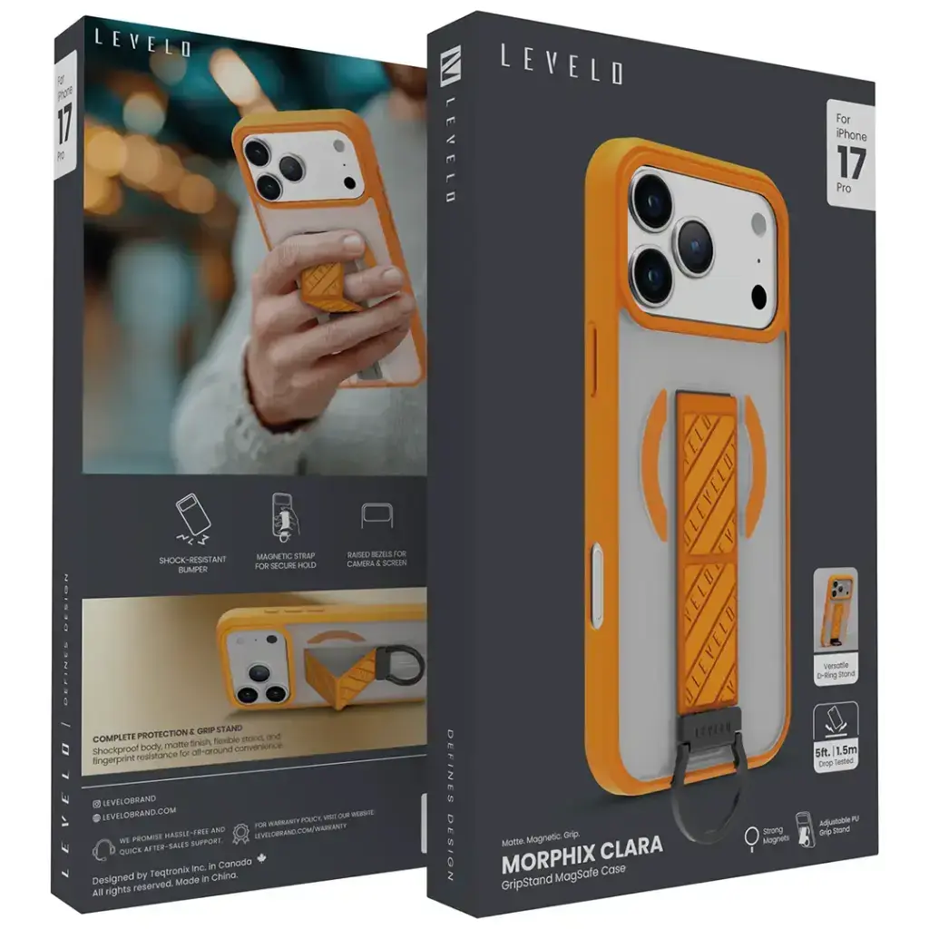 Levelo Morphix Clara Grip Case for iPhone 17 ProPro Max (4).webp