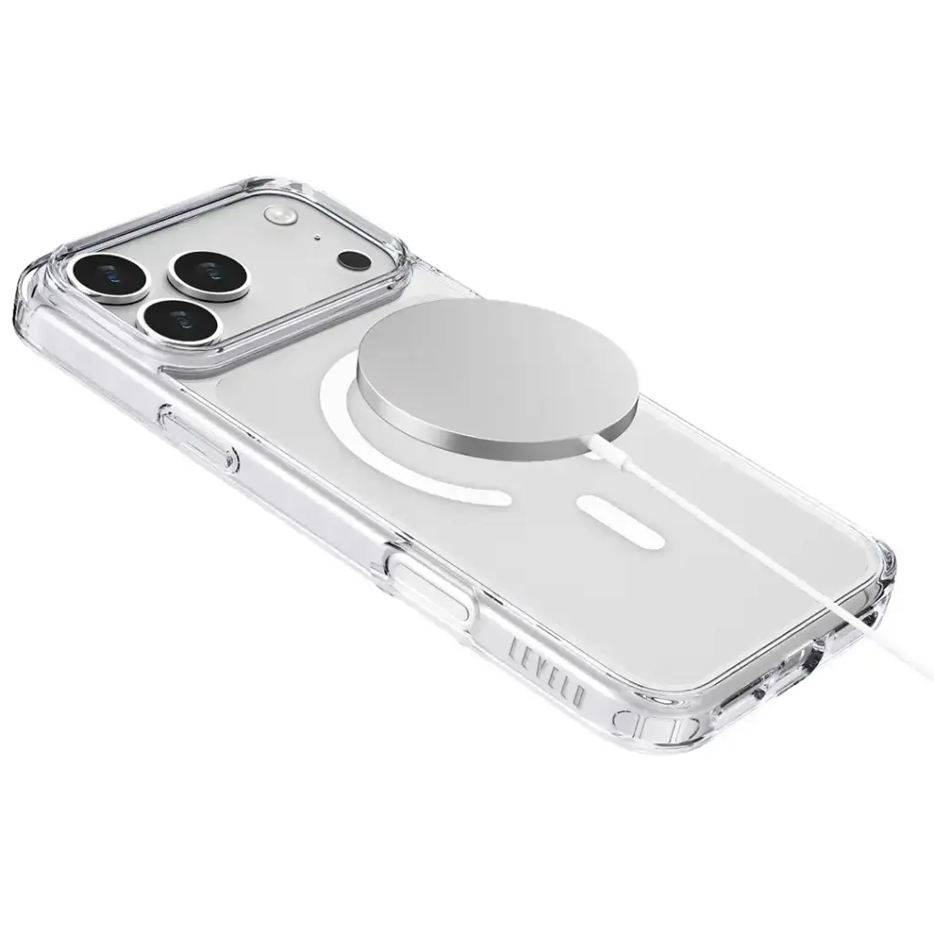 Levelo Clara MagSafe Clear Case for iPhone 17 Series - Transparent (10).webp