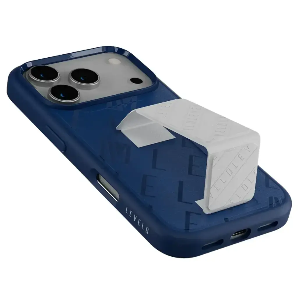 Levelo Morphix Vallo with Faux Leather Gripstand Case & Magsafe for iPhone 17 Pro  ProMax (3).webp