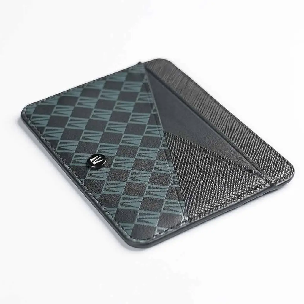 Levelo Tuxedo Monogram Leather Wallet.webp