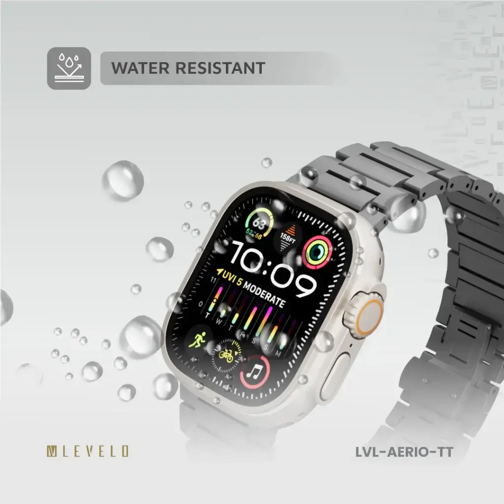 Levelo Aerio Titanium Watch Strap for Apple Watch 49-46mm  (2).webp