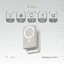 Levelo MagLight Portable Power Bank 8000mAh - White.webp