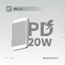 Levelo MagLight Portable Power Bank 8000mAh - White (2).webp