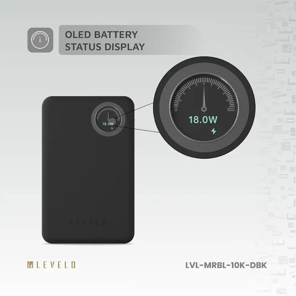 Levelo Marbella MagSafe Leather 10000mAh Power Bank6.webp