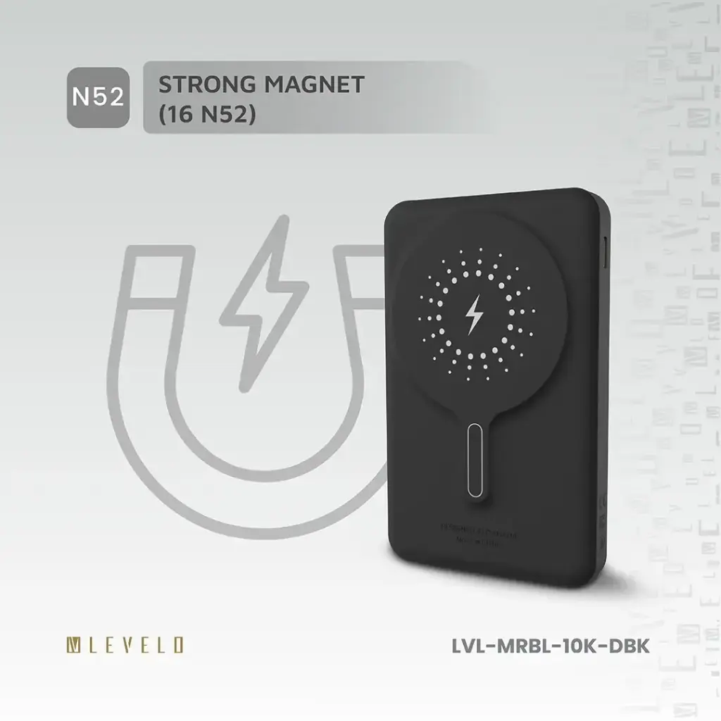 Levelo Marbella MagSafe Leather 10000mAh Power Bank7.webp
