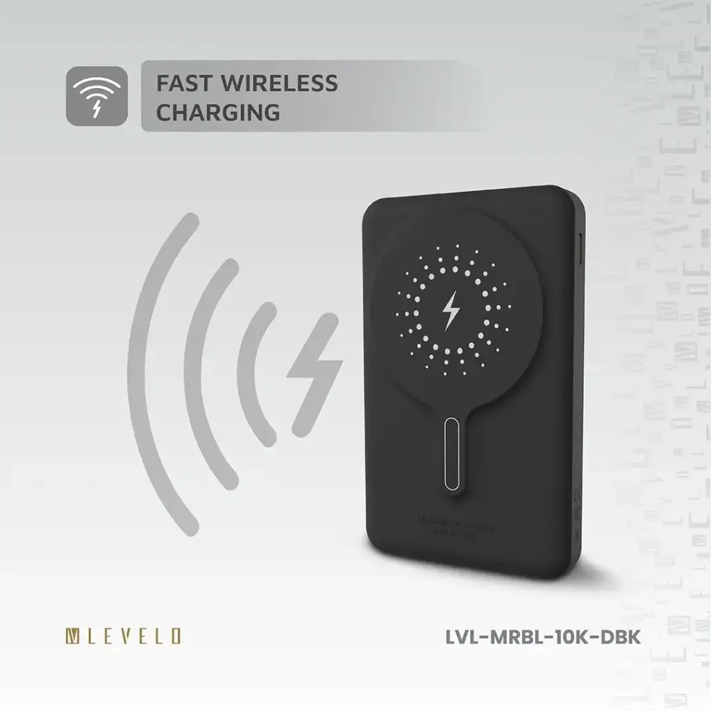 Levelo Marbella MagSafe Leather 10000mAh Power Bank3.webp