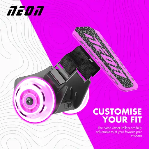 Yvolution Neon Street Roller أحذية تزلج Inline – وردي