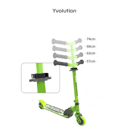 Yvolution Neon Dynamo سكوتر – أخضر