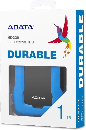 هارد تخزين خارجي ADATA HD330 بسعة 1 تيرابايت – اللون الأزرق