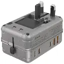 Levelo Roamiversal 2400W Luggage Design Travel Adapter - Aluminum6.webp