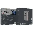 Levelo Roamiversal 2400W Luggage Design Travel Adapter - Aluminum2.webp