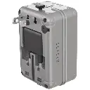Levelo Roamiversal 2400W Luggage Design Travel Adapter - Aluminum8.webp