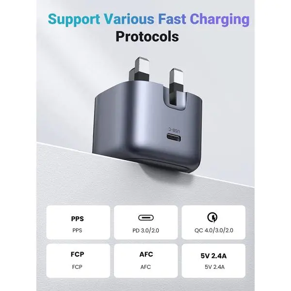 Ugreen USB-C Fast Charger 30W - Black.webp