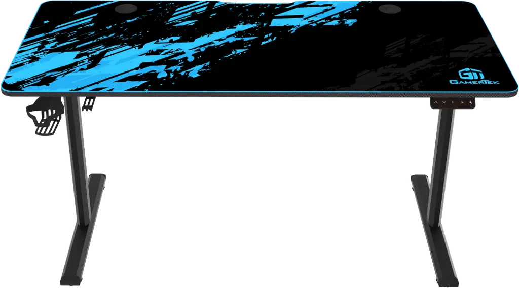 GamerTek GT-Elevate X Gaming Desk - Blue & Black (2).webp
