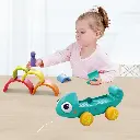 Hola - Rainbow Chameleon Pull Along & Stacking Activity Toy - Multicolor (4).webp
