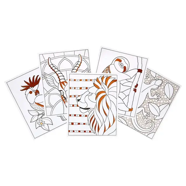 Crayola - Animal Ink Doodle Activity Book Art With Edge (3).webp