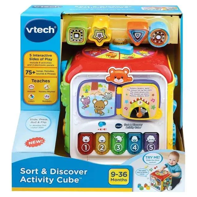 Vtech - Sort & Discover Activity Cube (2).webp