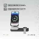 Levelo Quantum 3 in 1 Wireless Charger - Black (4).webp