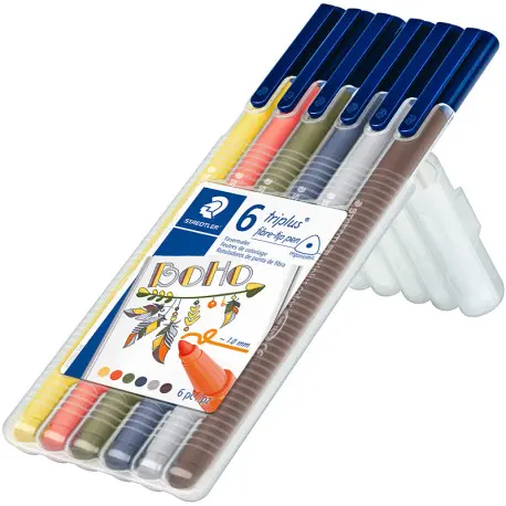 fibre-tip-pens-triplus-323-boho-6pcs-staedtler.webp