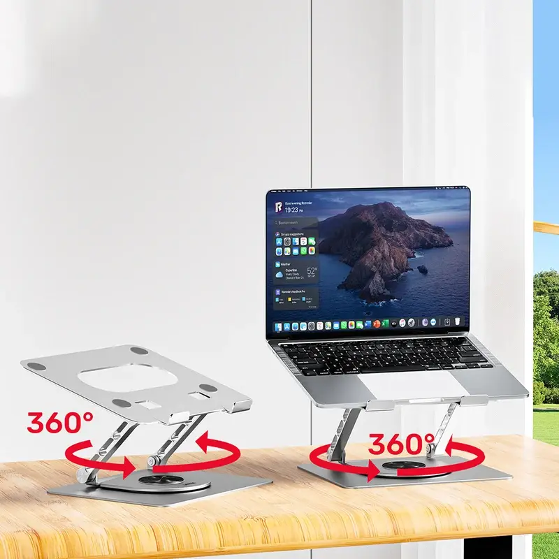 UNITEK_OT180SL_Adjustable_Laptop_Stand_with_360__Rotating_Base_lifestyle_v2.webp