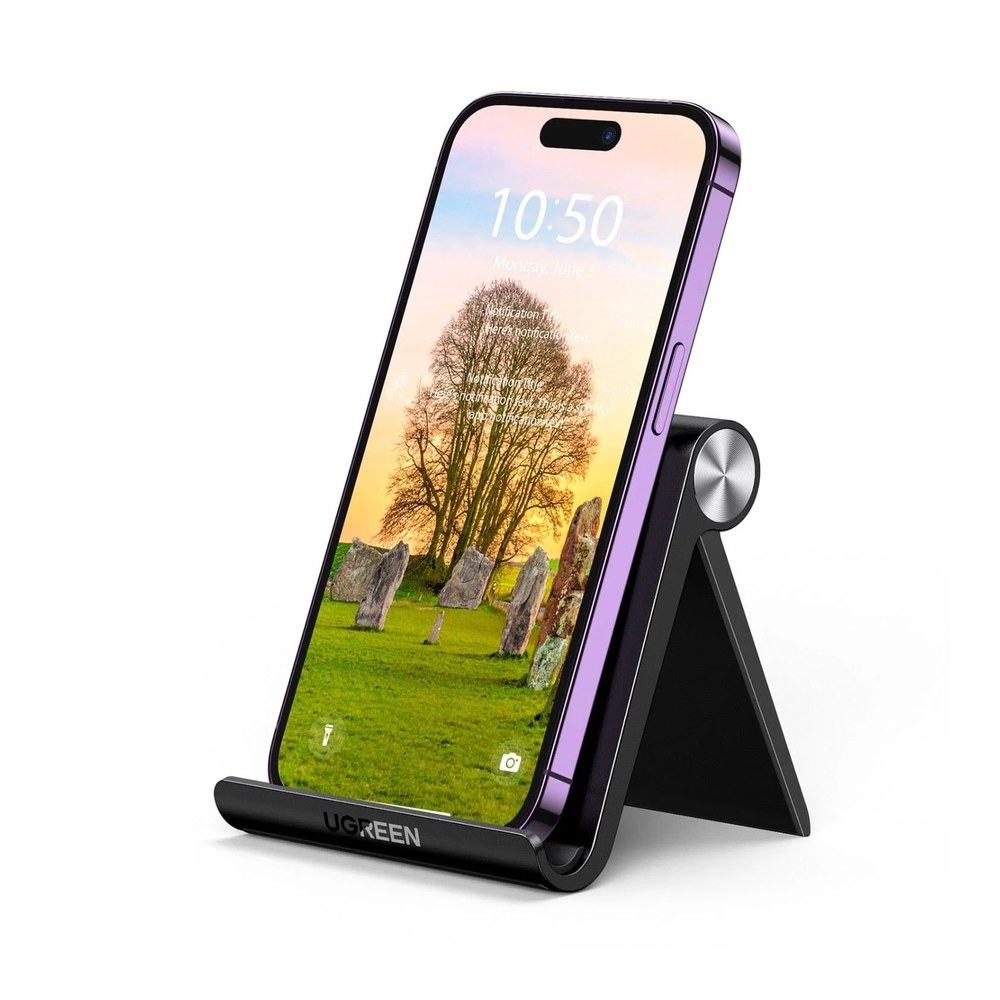 UGREEN Multi-Angle Adjustable Phone Stand - Black - Image 3