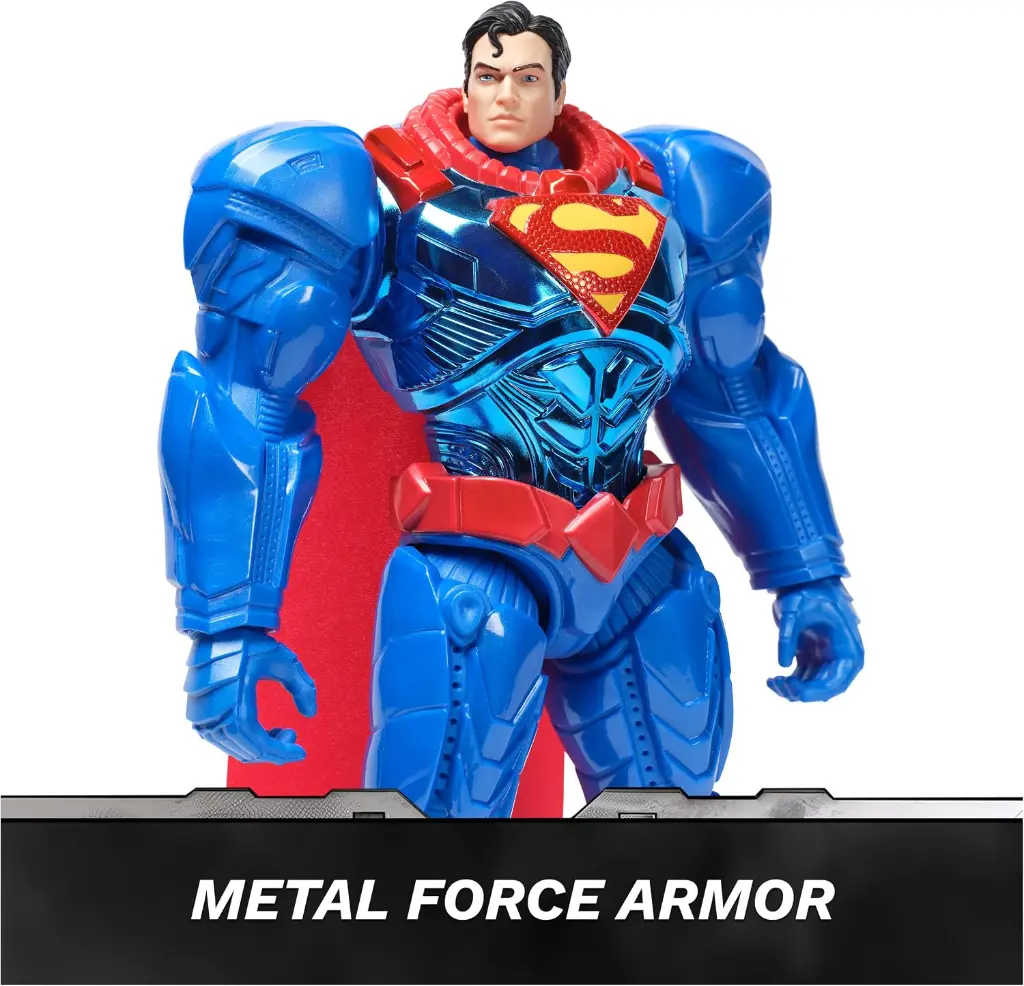 spinmaster Spinmaster Spin Master Metal 12 Metal Force Heroes Superman 12 IN size: 12in