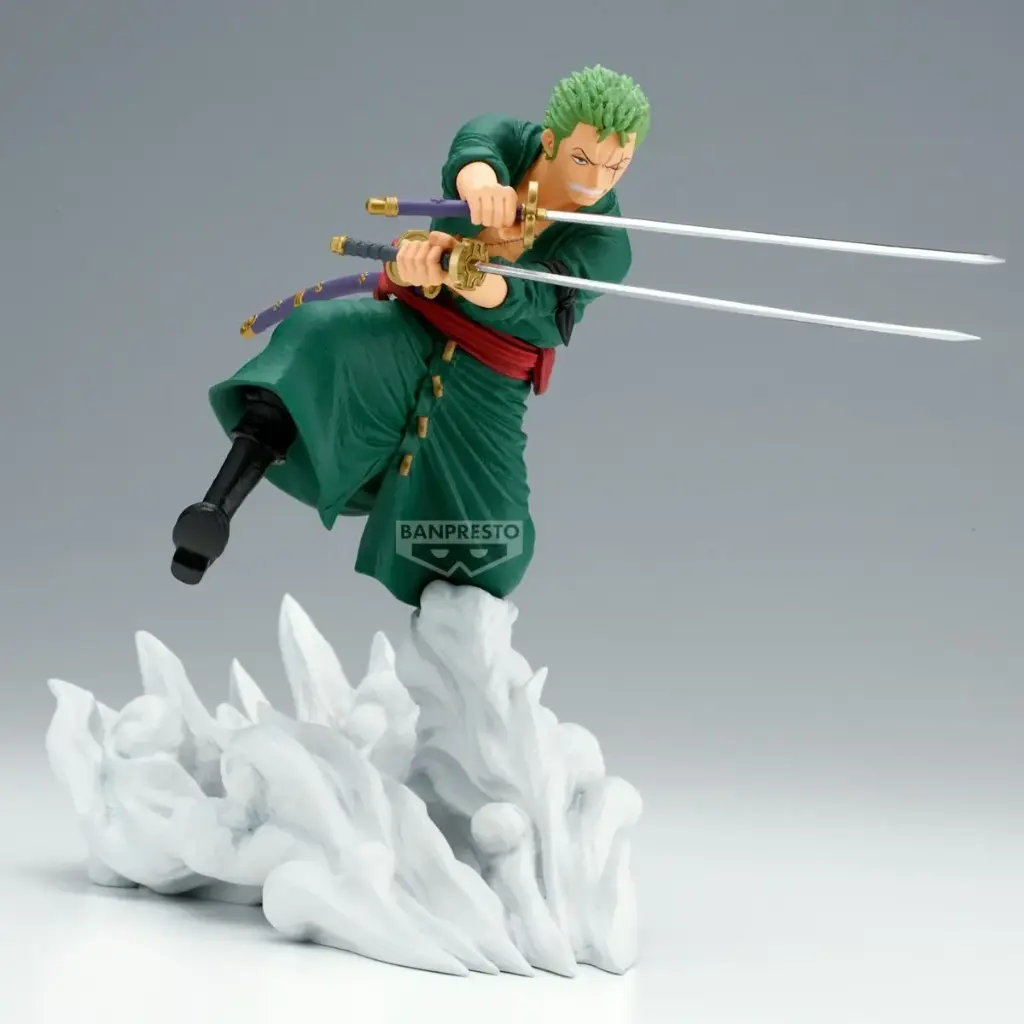 BNP One Piece Senkozekkei-Roronoa Zoro-(Egghead Ver.) - Statue