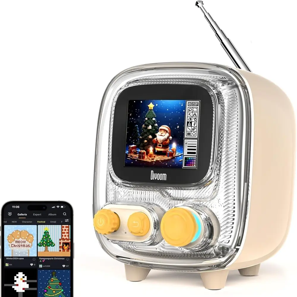 Divoom Tiivoo-2 Photo Album & Lyrics Bluetooth Mini Speaker